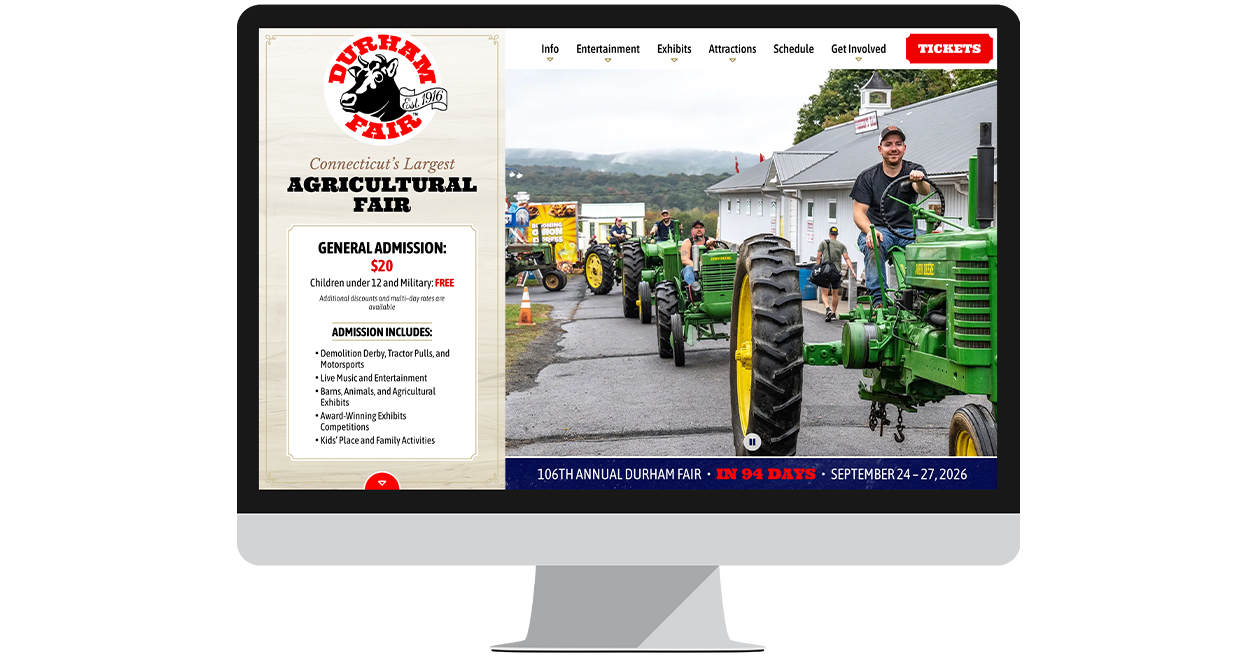 The Durham Fair Launches New Website