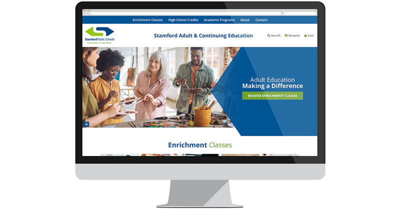 Stamford Adult Education Launches New Website