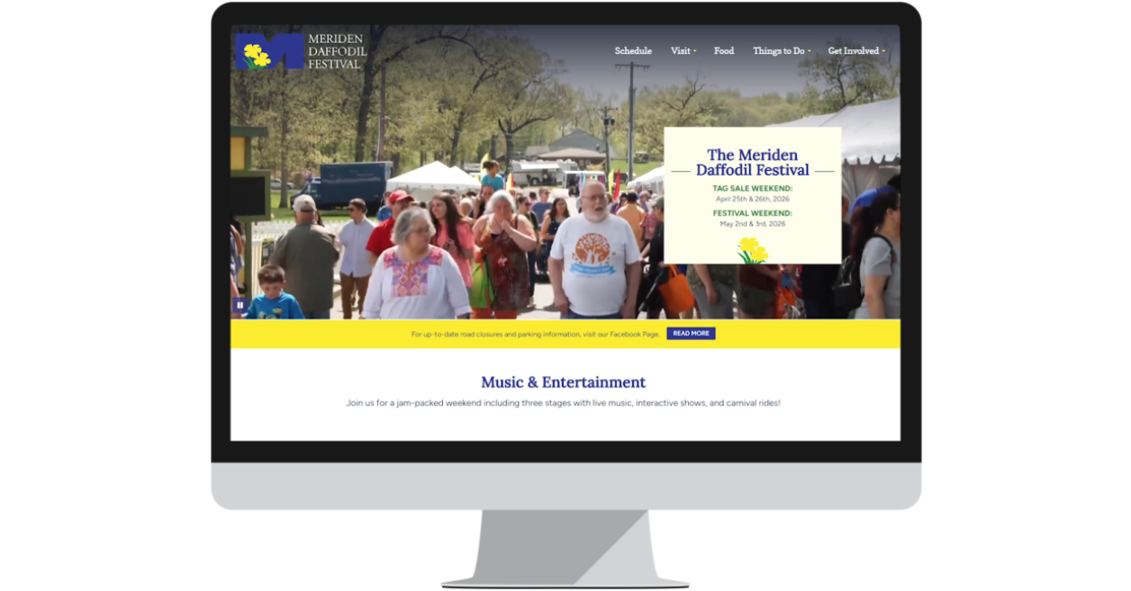 The Meriden Daffodil Festival Launches New Website
